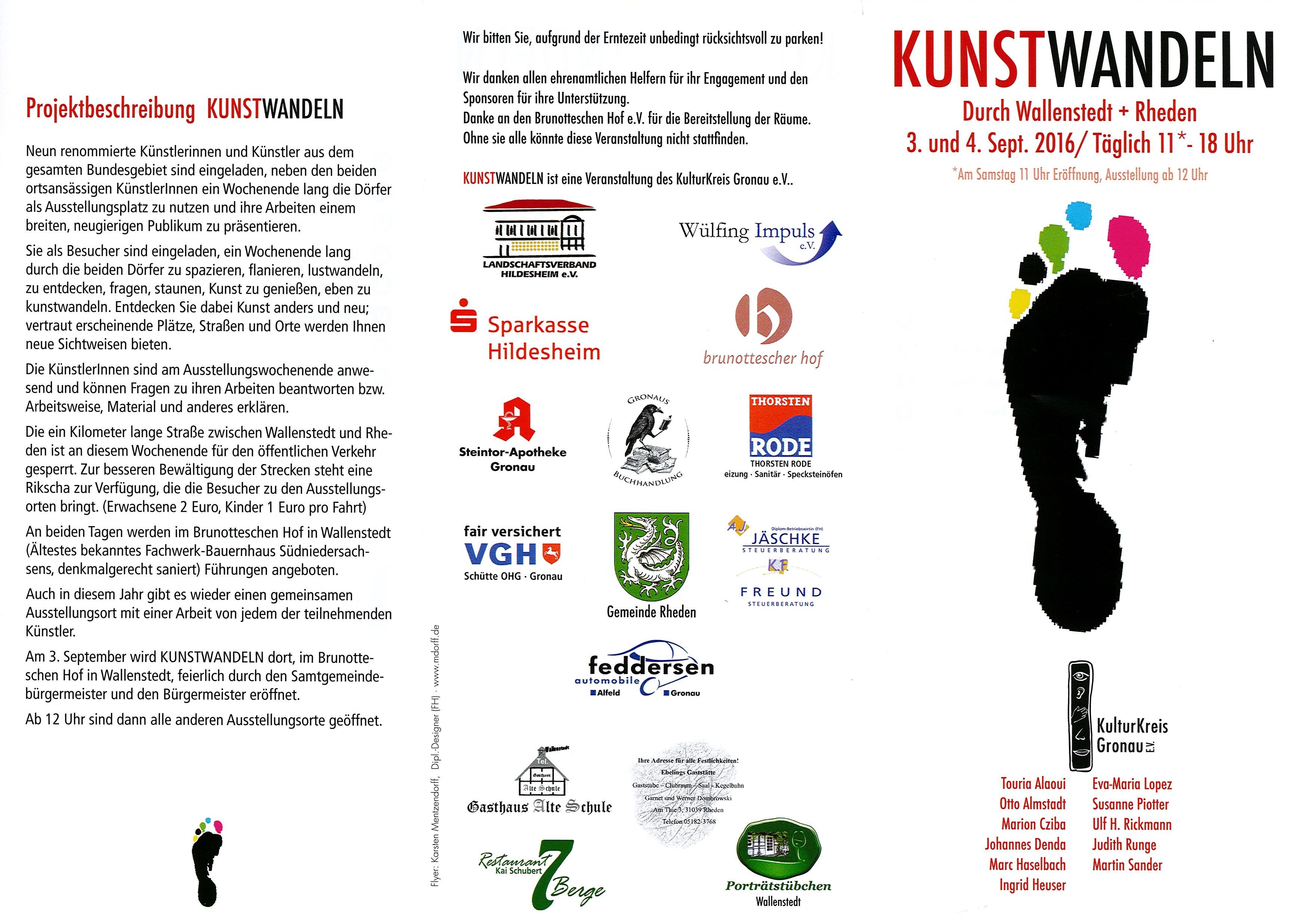 Kunstwandeln Wallenstedt/Rheden